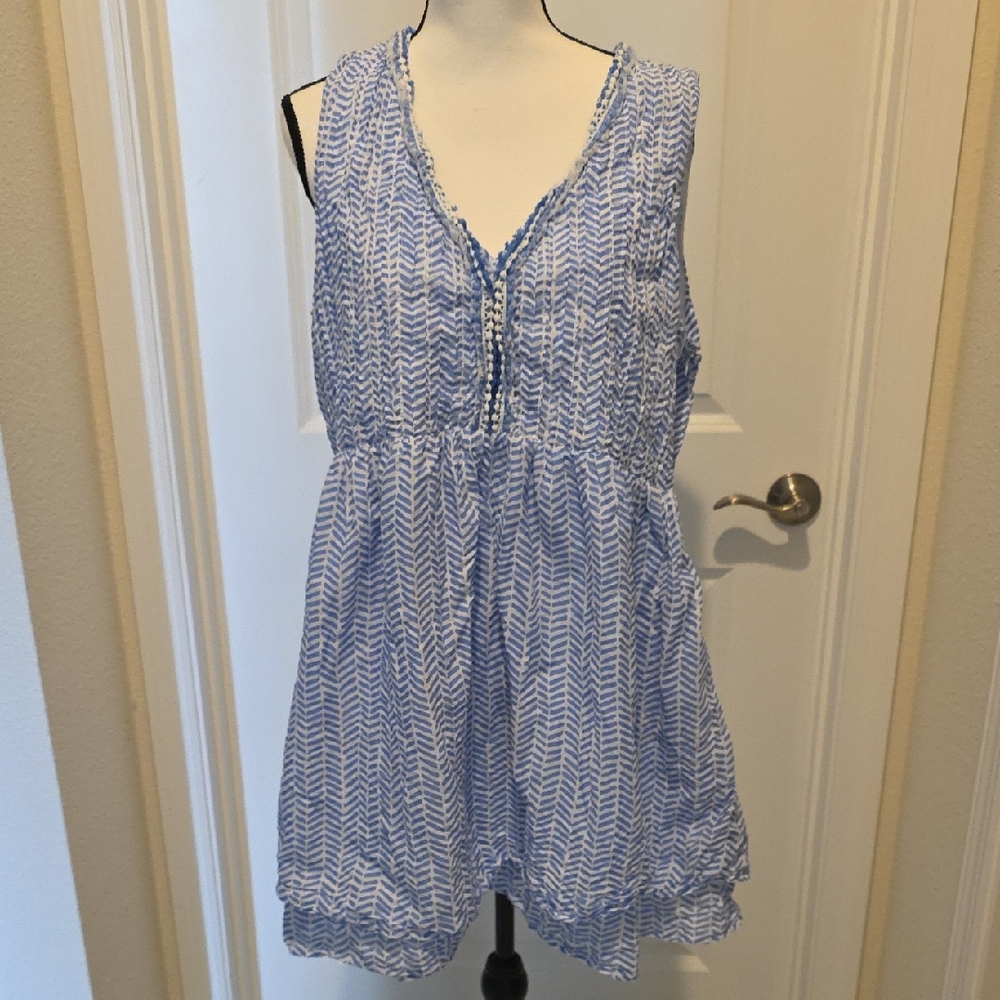 Vineyard Vines Blue and White Dress